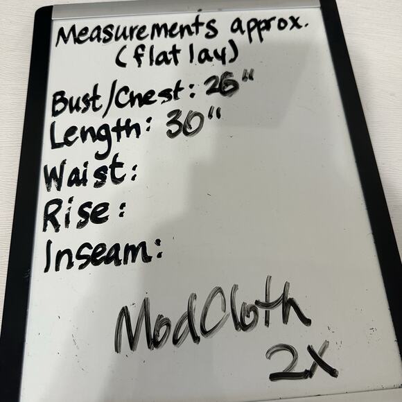 Modcloth Cardigan Women 2X Simply Snuggly Blue Green Plaid Open Front Preppy - Picture 10 of 13